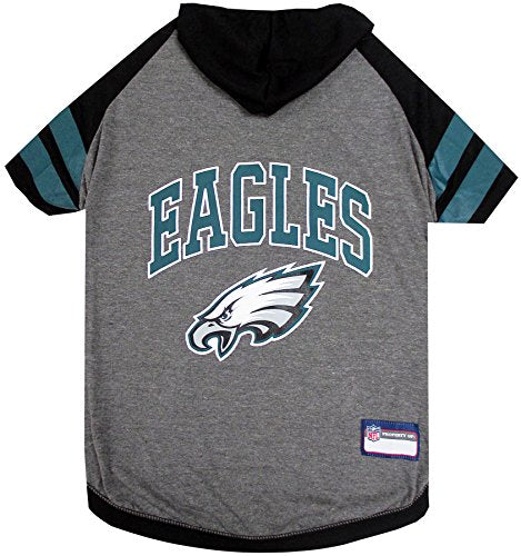 Philadelphia Eagles Hoodie Tee Shirt for Dogs (X-Small / Philadelphia Eagles)