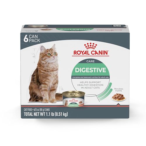 Feline Care Nutrition Digestive Care Adult Thin Slices in Gravy Cat Food (3 Ounce (Pack of 6))
