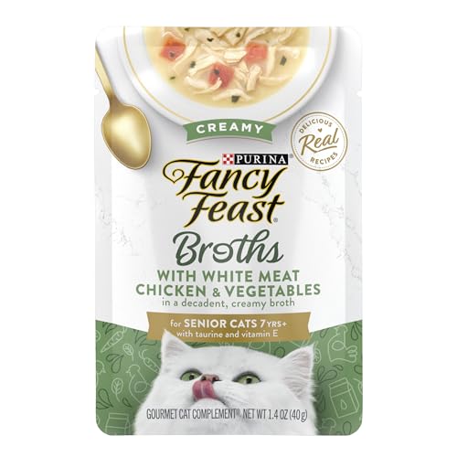 Purina Fancy Feast Creamy Senior Cat Food Topper (1.4 Ounce (Pack of 16))