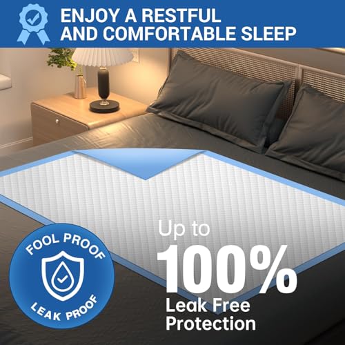 Bed Pads Disposable 40"X60" Chucks Pads Oversized Underpads with 200 Gram (40"x60"-30counts)