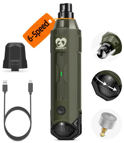 6 Speed Dog Nail Grinder (Army Green)