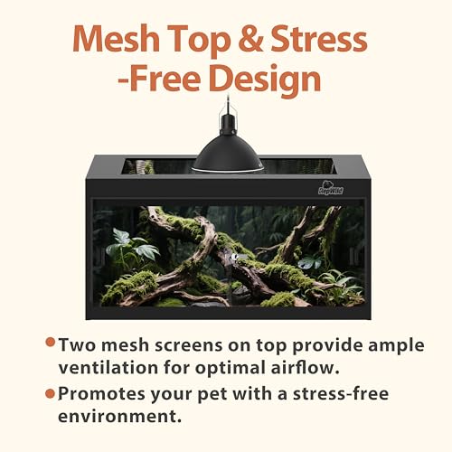 20 Gallon PVC Reptile Enclosure (24"W x 18"D x 12"H)
