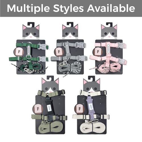 Cat Harness and Leash Set (Grey)