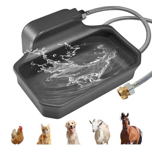 Auto Fill Dog Water Bowl (Grey)