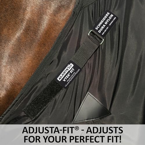 Dura Nylon Horse Stable Sheet (Horse Size 70 / V-Free | Closed Front | Legstrap / Navy)