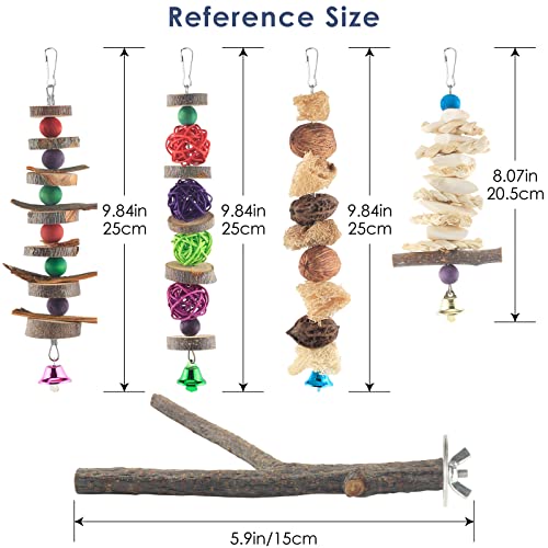 Bird Chew Toys (5 pieces)