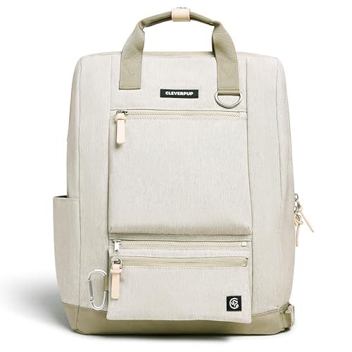 Porter 2-in-1 Dog Gear Travel Backpack - 10 Pockets, Sand (Sand)