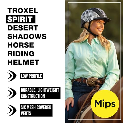 Spirit with MIPS Technology Full Coverage Horse Riding Helmet (MIPS Desert / Large)