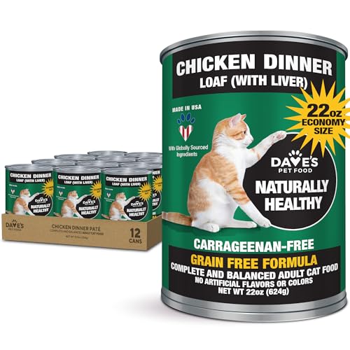 Grain Free Wet Cat Food Pate (22 Ounce (Pack of 12))
