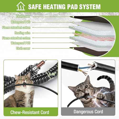 2 Story Large Heated Cat House Outdoor Insulated Cat House Weatherproof Feral Cat Shelter with Safe Heating Pad