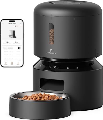 Automatic Cat Feeder (Black / 3L-with WiFi)