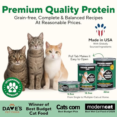 Grain Free Wet Cat Food Pate (22 Ounce (Pack of 12))