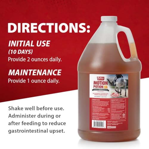 Motion Potion Joint Supplement Liquid with HA for Horses (128 oz)
