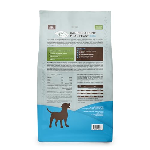 Dry Dog Food Sardine Meal Feast Dry Kibble (13 Pound (Pack of 1))