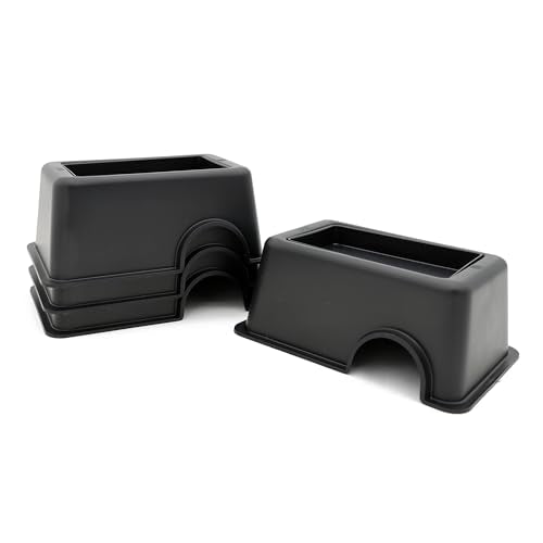 Reptile Hide Box Snake Hide Feel Secure and Safe (Black / Small 4 Pcs)