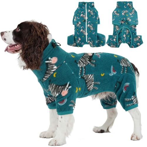 Dog Pajamas for Large Breeds (L / Zebra)