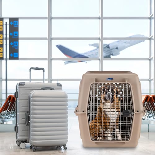 Ultra Vari Dog Kennel 48in (TAUPE / 48.0"L x 32.0"W x 35.0"H)