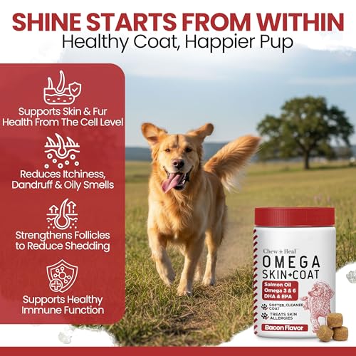 Omega 3 Fish Oil for Dogs (180 Chews)