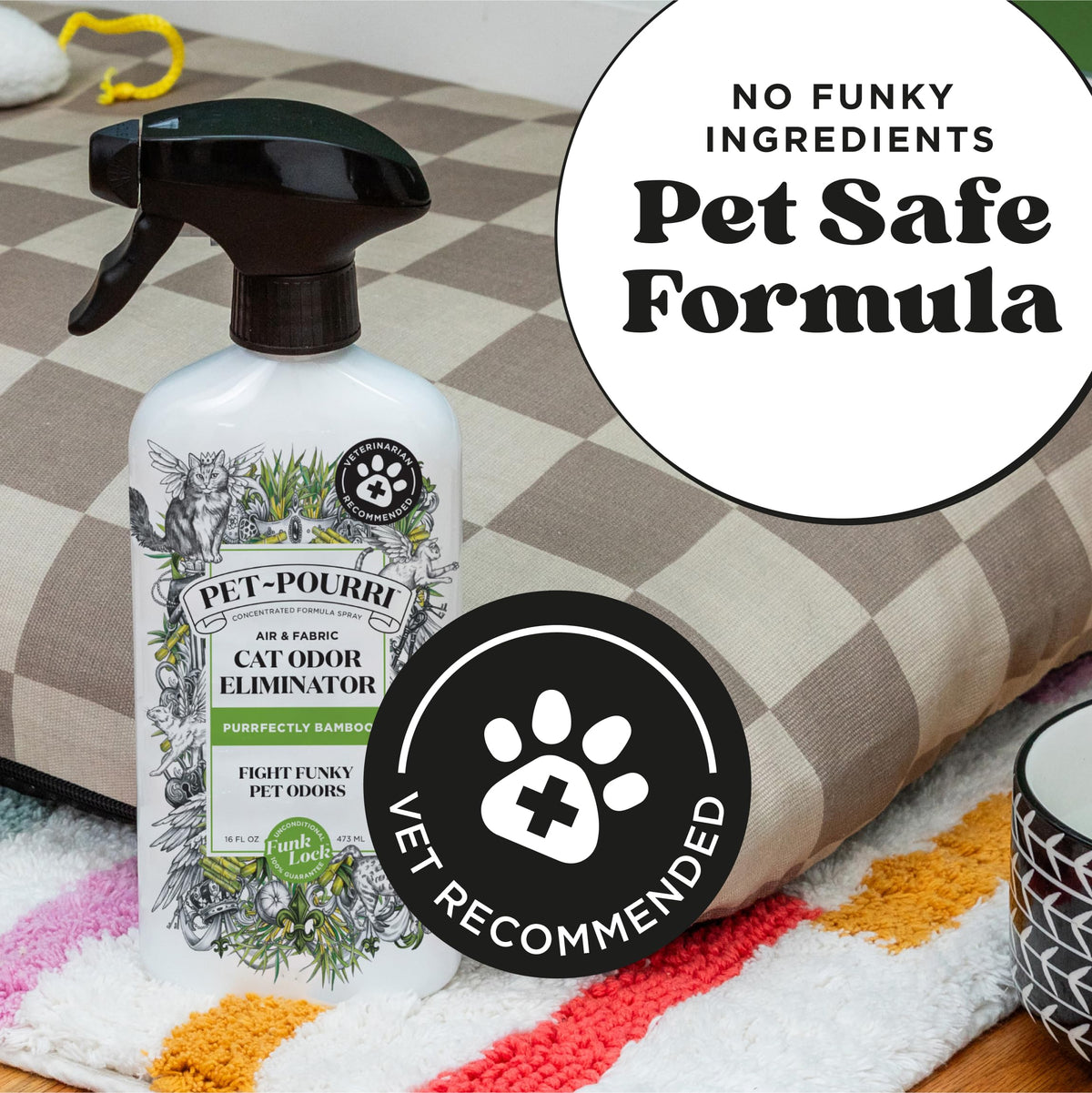 Pet Pourri Smell Ya Litter Cat Litter Deodorizer Spray (3.4 Fl Oz (Pack of 1))