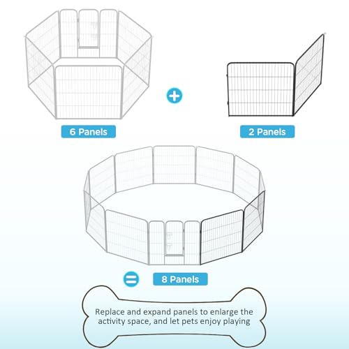 Dog Playpen Extender (2 panels)