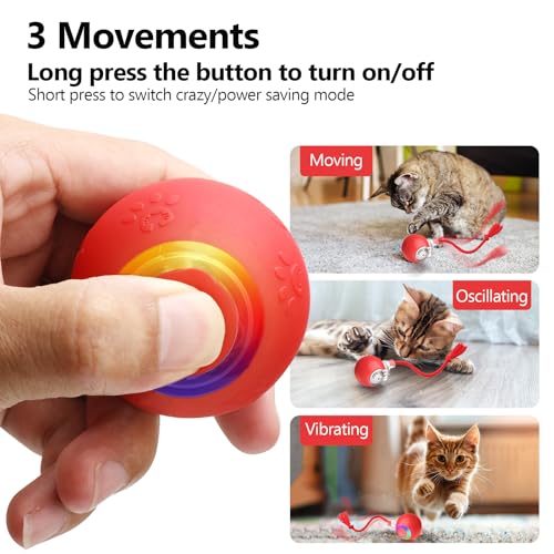 Moving Pet Ball (B -Red)