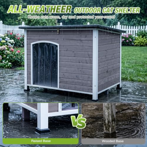 Extra Large Heated Outdoor Dog House for Large Breeds