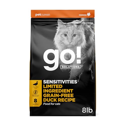 Sensitivities Limited Ingredient Duck Dry Cat Food (8 Pound (Pack of 1))