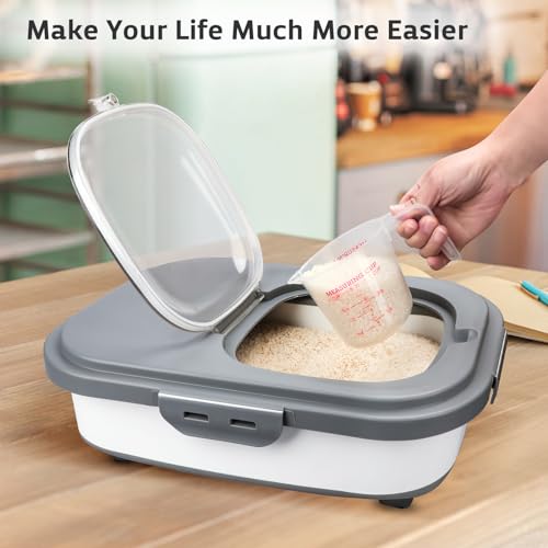 Rice Storage Containers (White)