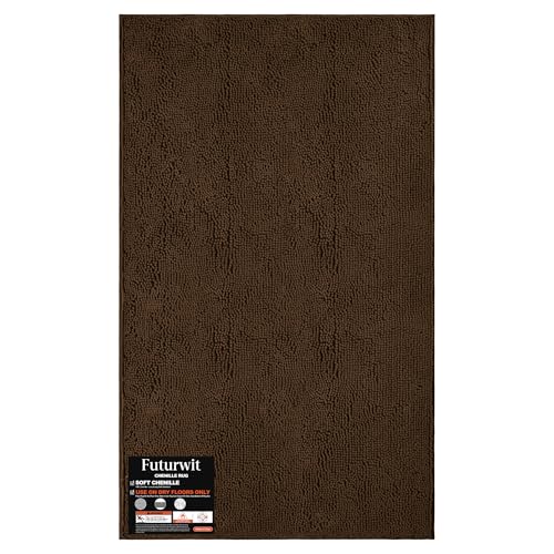 Dog Door Mat for Muddy Paws (60"x36" / Brown)