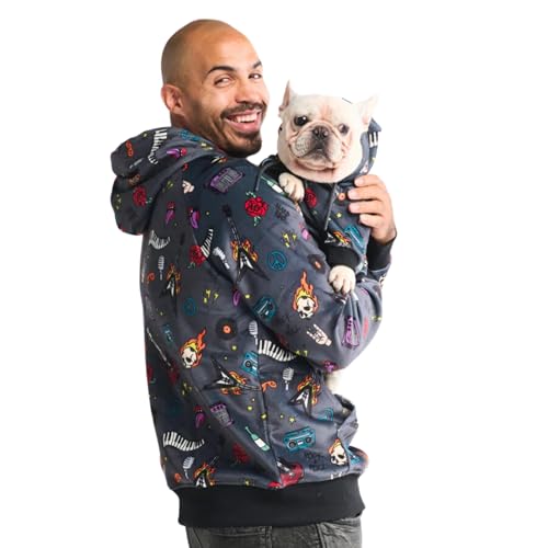 Dog Hoodie Buttery (Rock and Roll / Medium)