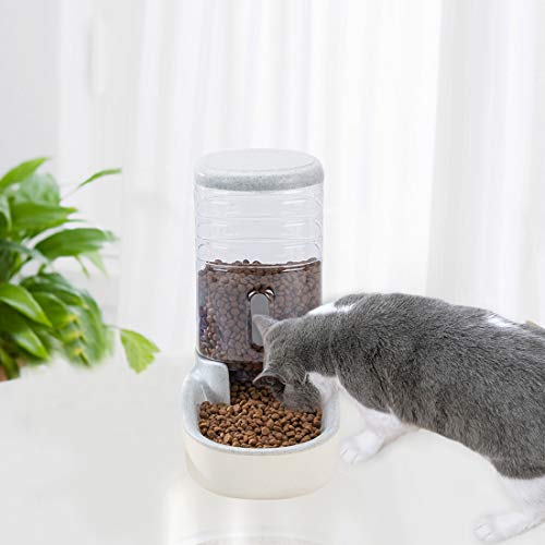 Automatic Replenish Dog Food Dispenser Station (Grey)