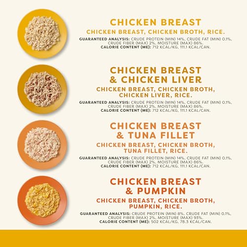 Chicken 3 Flavor Variety in Broth Wet Cat Food 12 (5.5 Fl Oz (Pack of 12))
