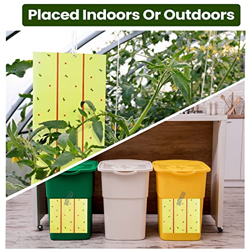 8 Pcs Giant Flypaper Fly Traps (Yellow)