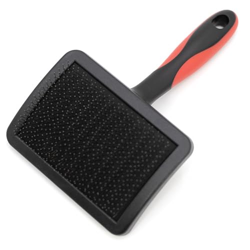 Pet Hard Pin Universal Slicker Brush for Dogs (Hard Pin / Large)
