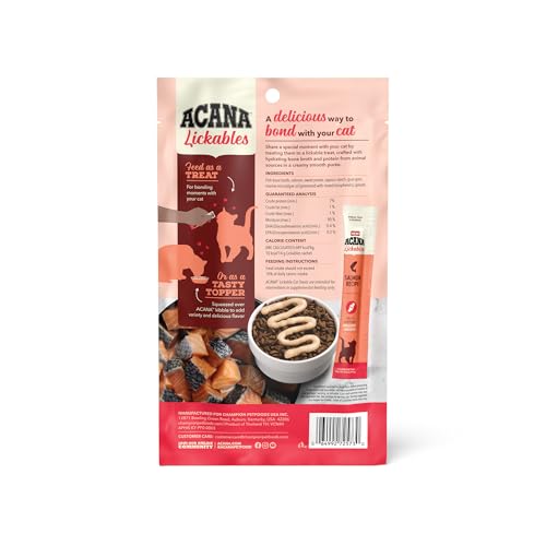 Lickables Cat Treats Salmon Recipe .5oz Tubes (0.5 Ounce (Pack of 5))