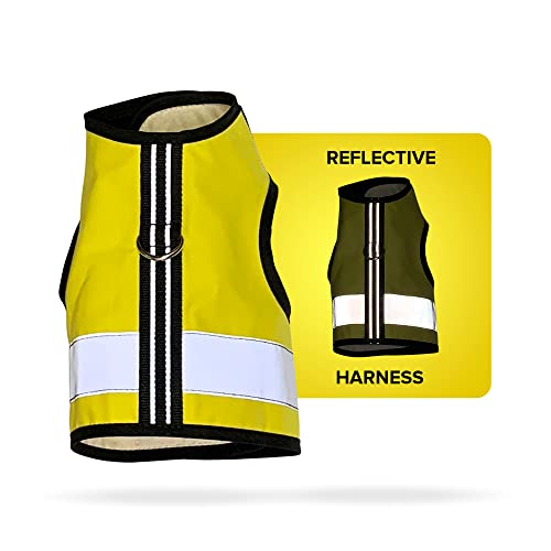 Reflective Cat Harness (Medium/Large / Sunshine Yellow)