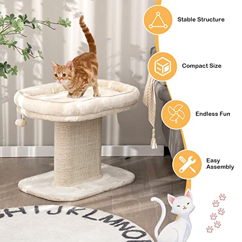 Cat Tree for Indoor Cats (Beige)