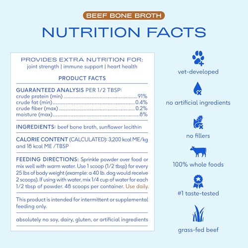 Bone Broth for Dogs and Cats (96 Servings)
