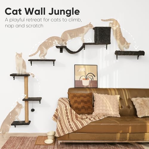 Cat Wall Shelves (Gray)