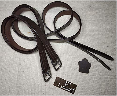 Leather English Riding Horse Saddle Starter Kit Brown Saddle 7 Pcs Combo Pack (Size 18)