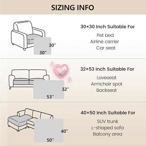 Waterproof Loveseat Cover (32x53 Inch (Pack of 1) / Dark Chocolate/Light Chocolate)