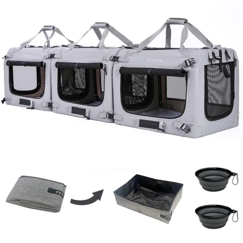 Extra Large Cat Carrier Soft Sided (Grey-3)