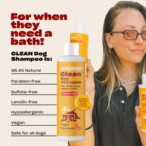 Clean Sensitive Skin Dog Shampoo for Stinky