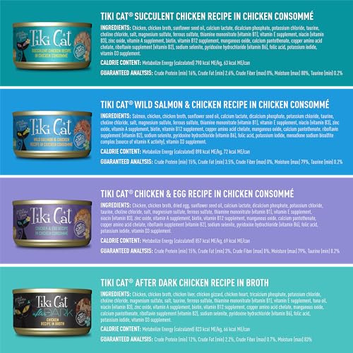 Tiki Cat Wet Cat Food Mega Pack (4.2 Pound (Pack of 1))
