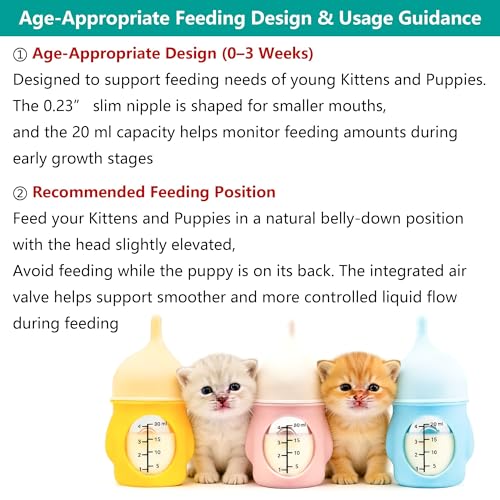 Puppy Bottles for Nursing (Blue)
