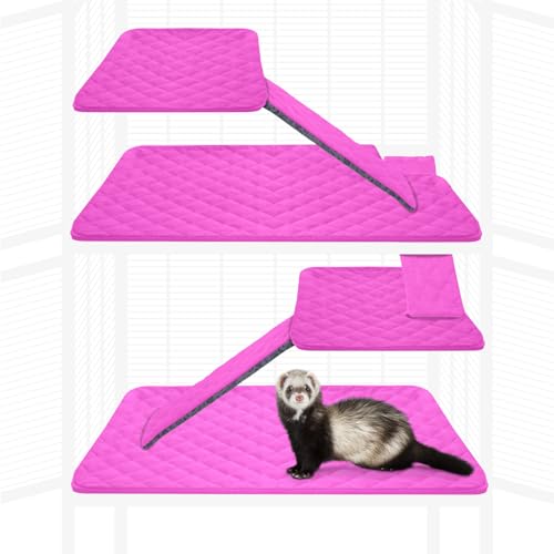 Fitted Fleece Liner Set for Critter Nation 2 (Pink / Double Unit Combo)
