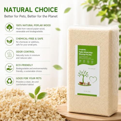 88oz Natural Aspen Wood Pet Bedding (88oz)