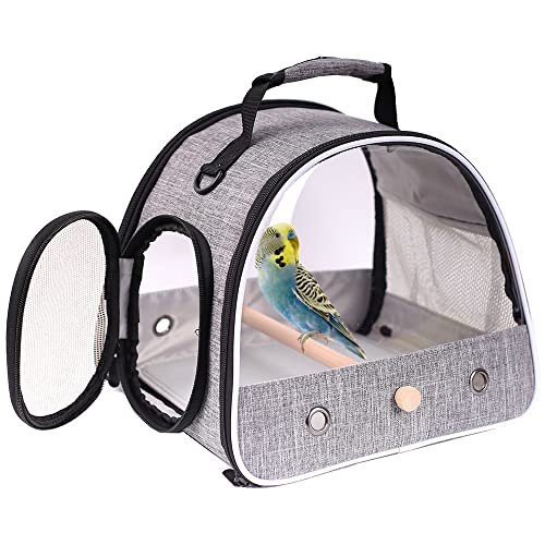 Small Bird Travel Carrier (Grey)