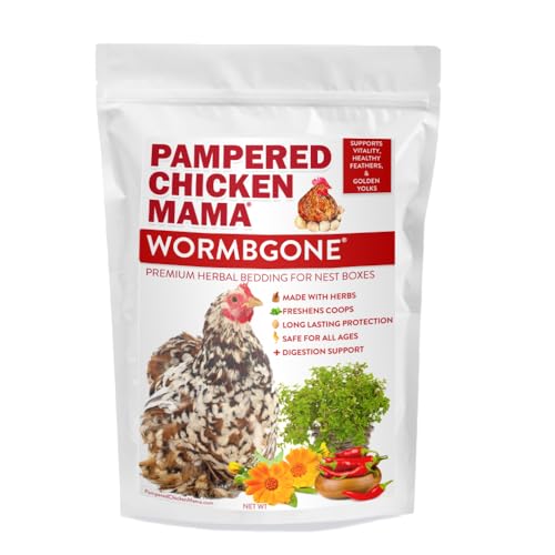 WormBGone Premium Backyard Chicken Nesting Herbs with Chili (1 Pound (Pack of 1))