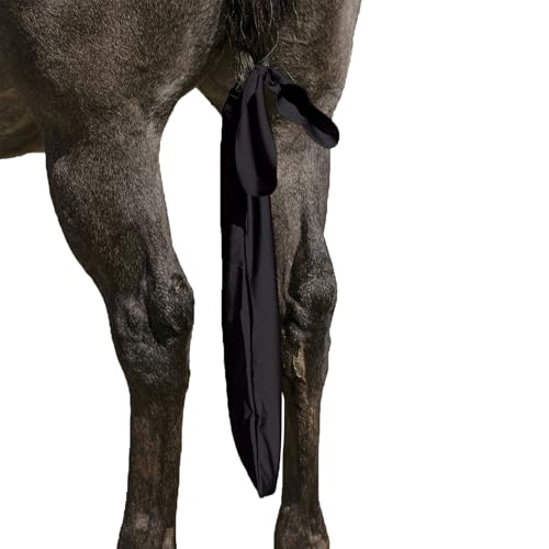 Lycra Tail Bag for Horses (Package of 3 Tail Bags / Black)